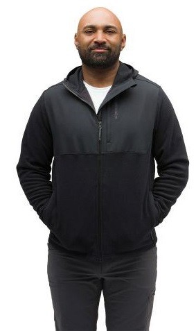 Mikina Grundéns Bering Fleece Pro Full Zip Hoodie Black