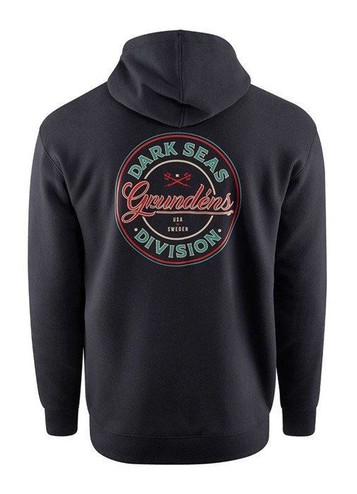 Mikina Grundéns Dark Seas X Grundens Instinctive FZ Hoodie Black