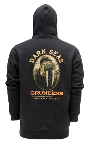 Mikina Grundéns Dark Seas X Grundens Seaworthy Hoodie Black