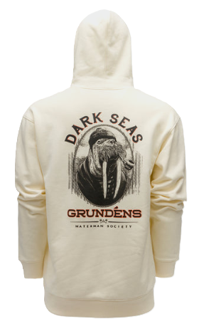 Mikina Grundéns Dark Seas X Grundens Seaworthy Hoodie Bone