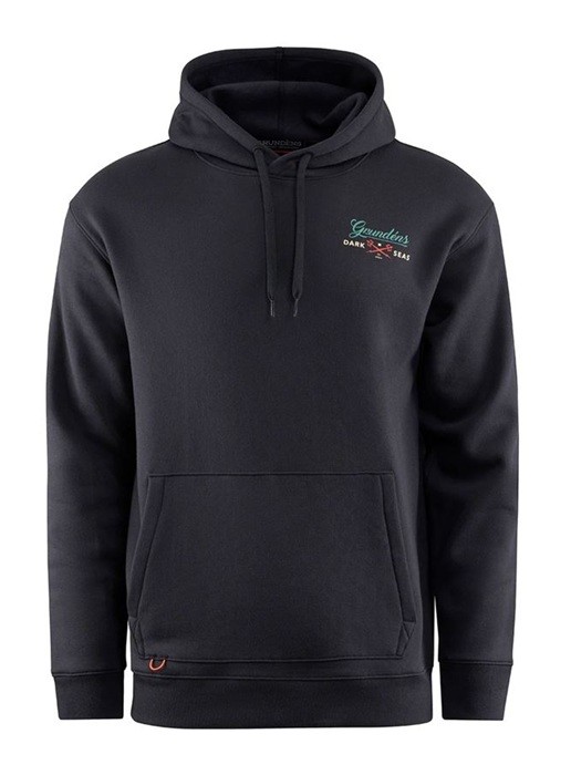 Mikina Grundéns Dark Seas X Grundens Watchman Hoodie Crna