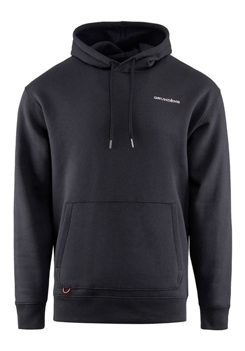 Mikina Grundéns Displacement DWR Hoodie Zero Shucks Crna