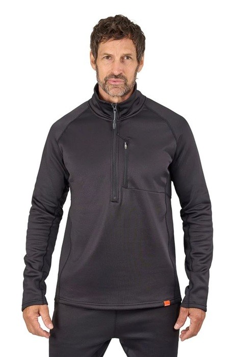 Mikina Grundéns Grundies Thermal 1/2 Zip Crna