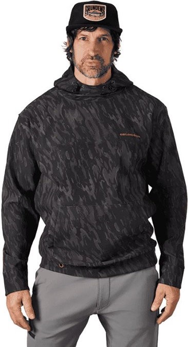 Mikina Grundéns Kryall Hoodie Blackbeard Camo