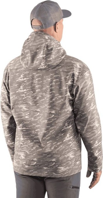 Mikina Grundéns Kryall Hoodie Stone Liquid Camo