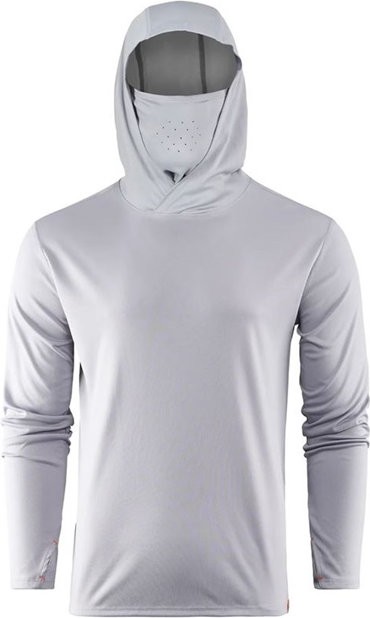 Mikina Grundéns Tough Sun Masked Hoodie Mist
