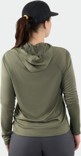 Mikina Grundéns Women's Tough Sun Hoodie Forest