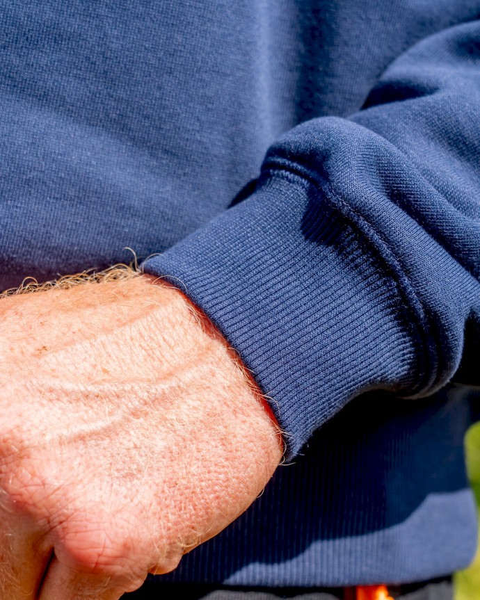 Mikina Guru Patch Crewneck Navy