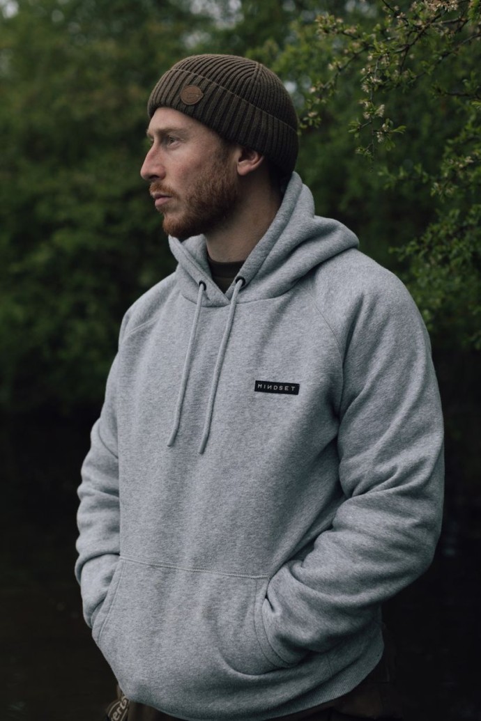 Mikina Korda Mindset Patch Hoodie Heather Grey