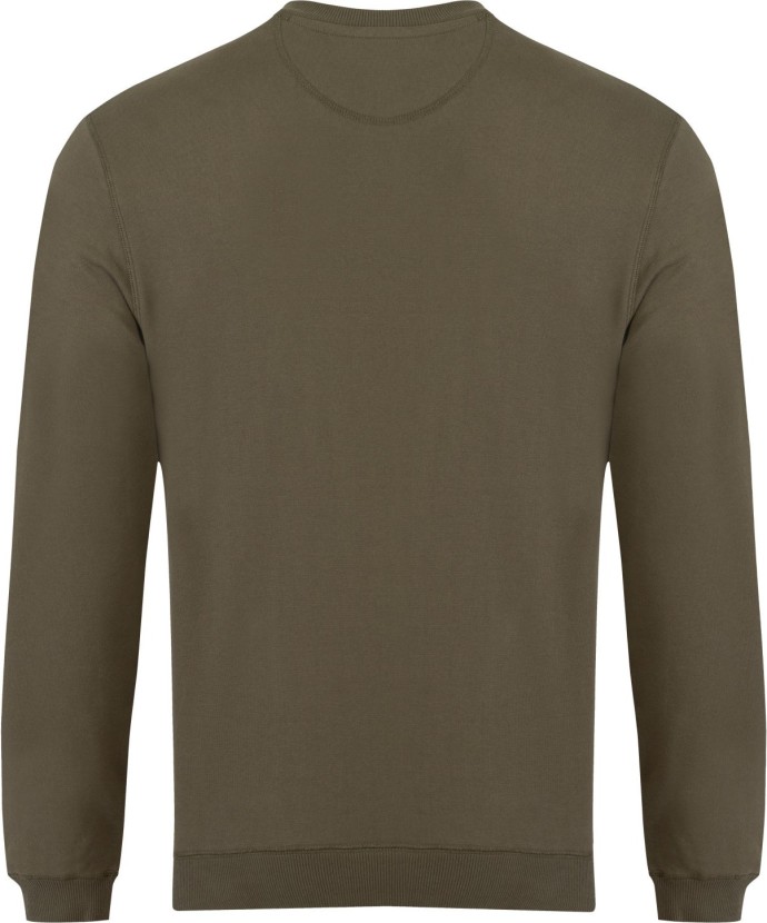 Mikina Korda Patch Crewneck Dark Olive