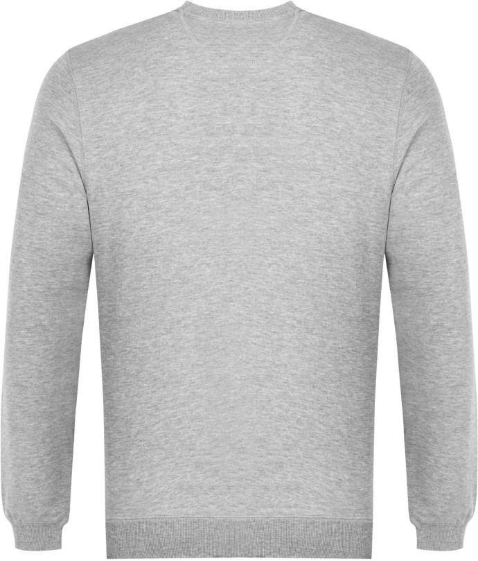 Mikina Korda Patch Crewneck Heather Grey