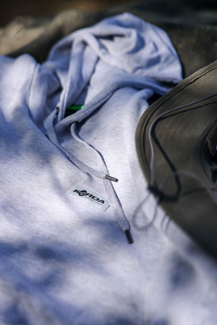 Mikina Korda Patch Hoodie Heather Grey