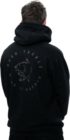 Mikina Nash Make It Happen Carp Logo Hoody Crna