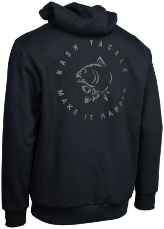 Mikina Nash Make It Happen Carp Logo Hoody Crna