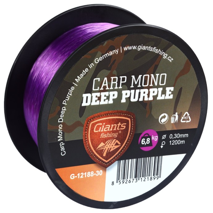 Monofilni Najlon Giants Fishing Carp Mono Deep Purple