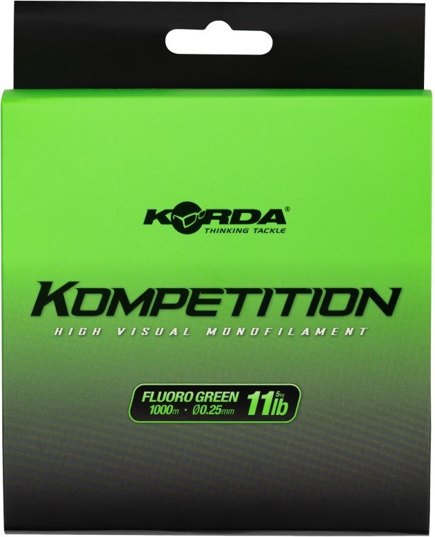 Monofilni Najlon Korda Kompetition Fluoro Green 1000m