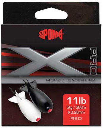 Monofilni Najlon Spomb X Pro Mono 300m 0,26mm/11lb RED