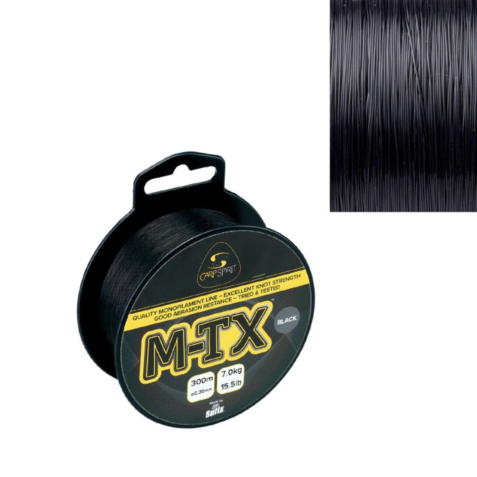Monofilní Vlasec Carp Spirit M-TX Black 300m