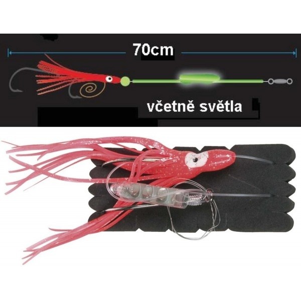 Morski Predvez Aquantic Flashlight Octopus Rig