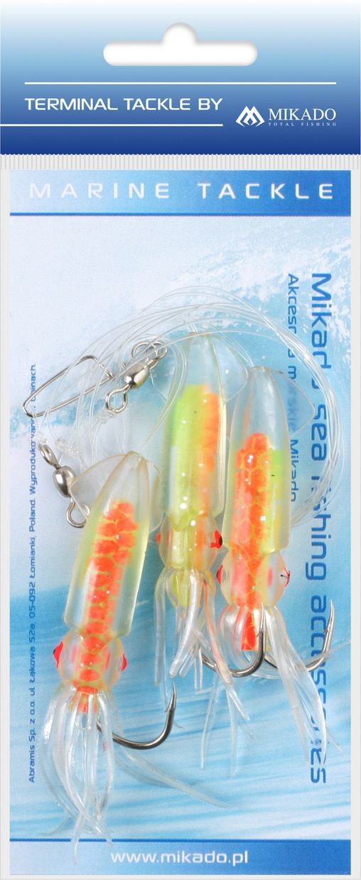 Morský Náväzec Mikado Squid Rig 7,5cm Háčik 4/0