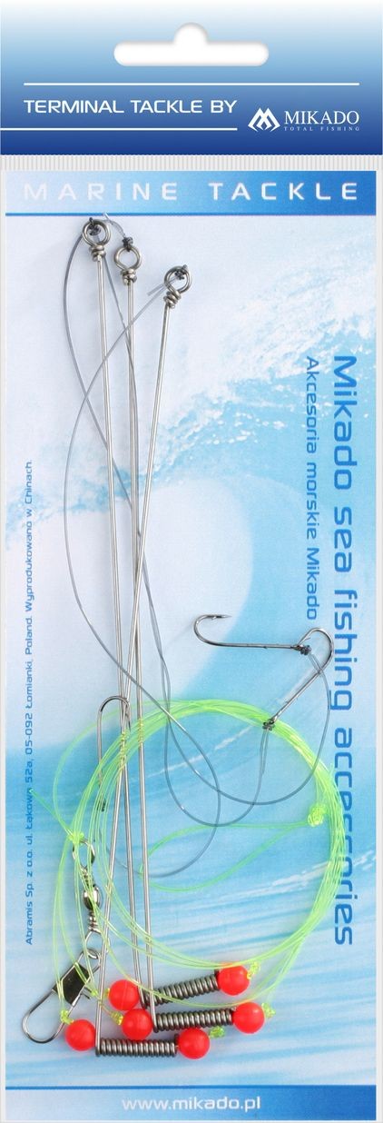Morský Náväzec Mikado Steel Boom Rig Háčik