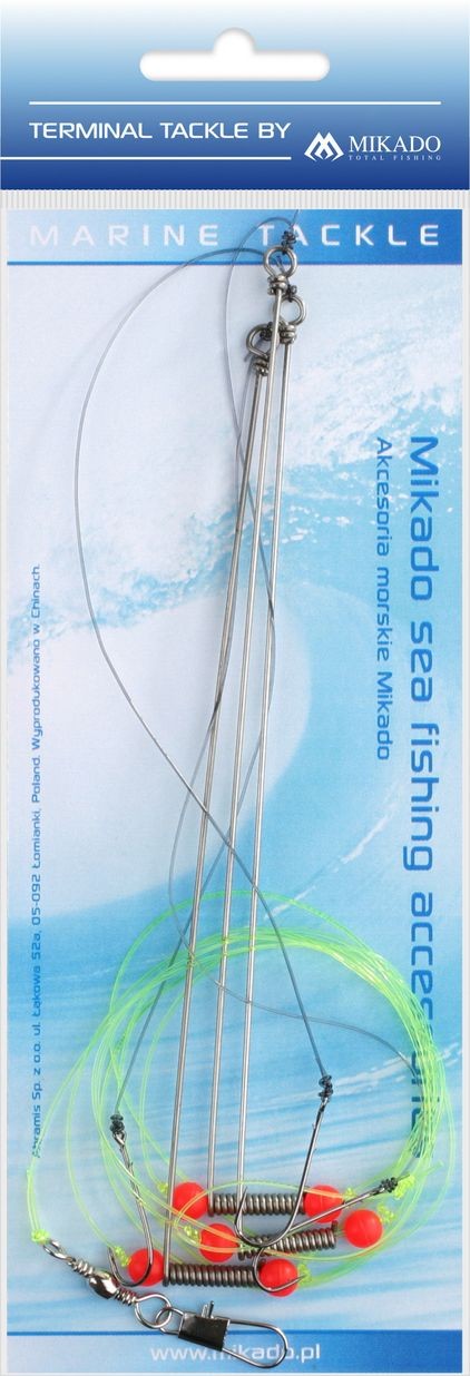 Morský Náväzec Mikado Steel Boom Rig Háčik
