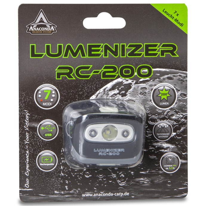 Naglavna svjetiljka Anaconda Lumenizer RC-200
