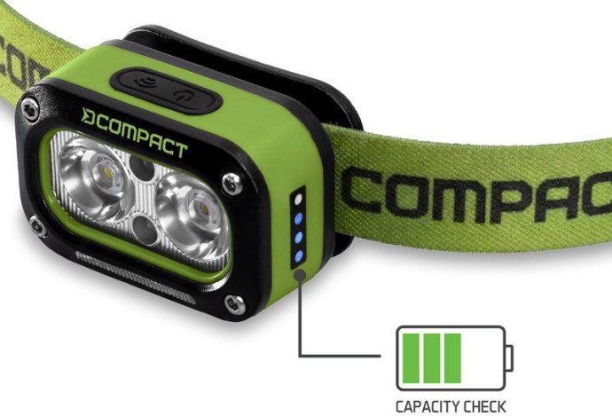 Naglavna svjetiljka Delphin Compact 3W/120lm/1200mAh
