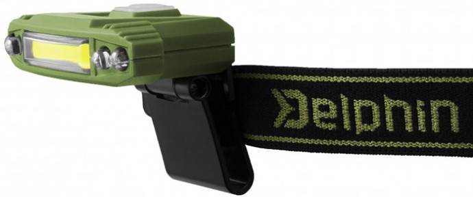 Naglavna svjetiljka Delphin Razor USB UC
