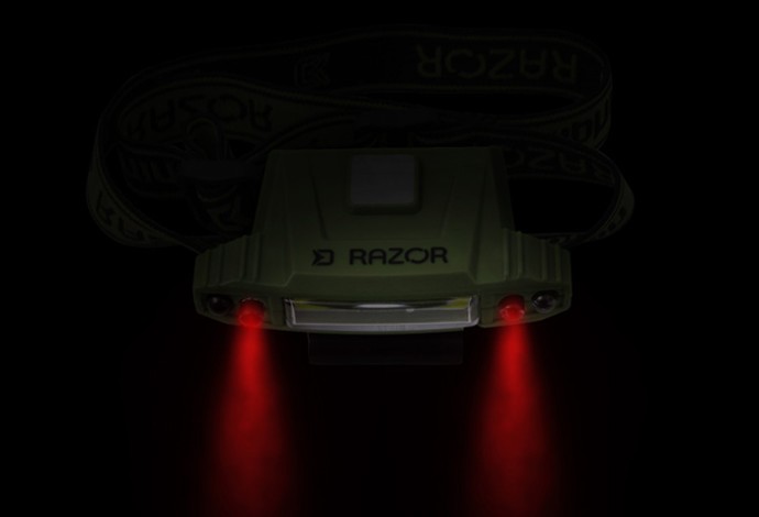 Naglavna svjetiljka Delphin Razor USB UC