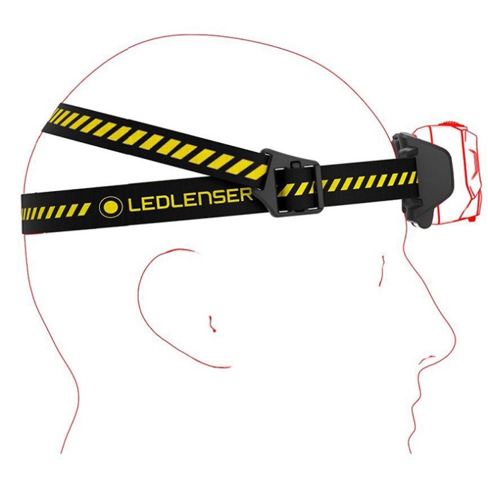 Naglavna svjetiljka Ledlenser HF6R Work Žuta