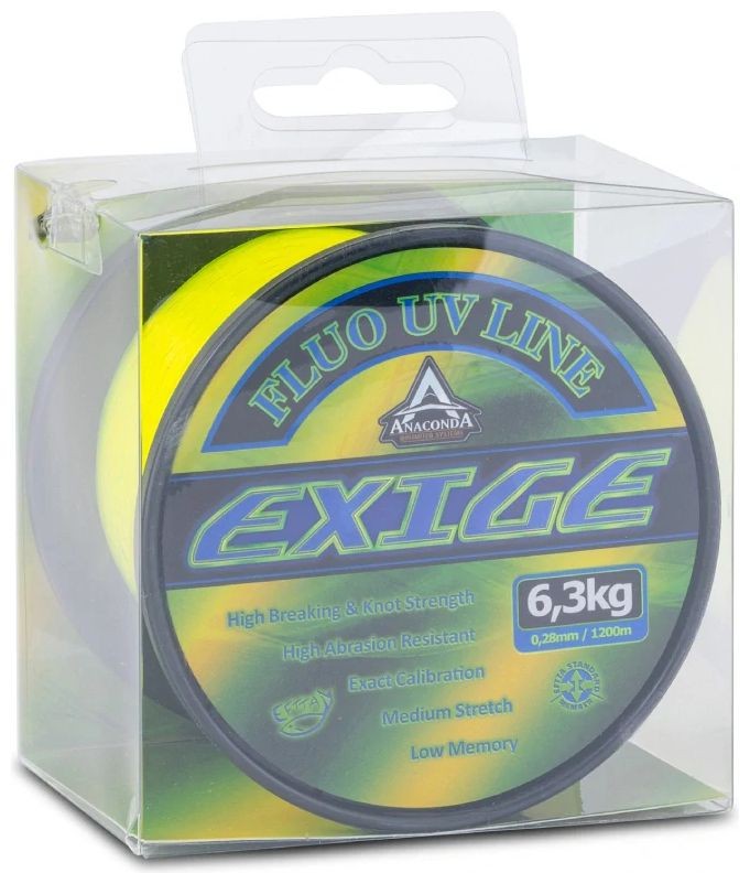 Najlon Anaconda Fluo Exige UV Carp Line 1200m