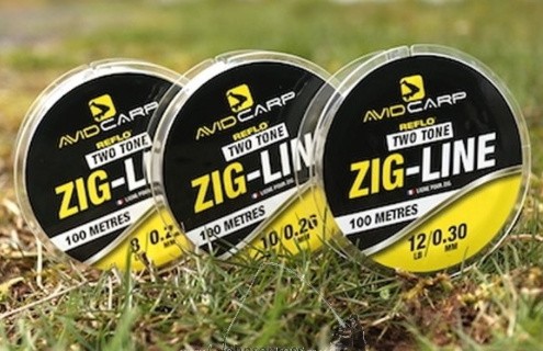 Najlon Avid Carp Dvotonska Zig Linija 100m