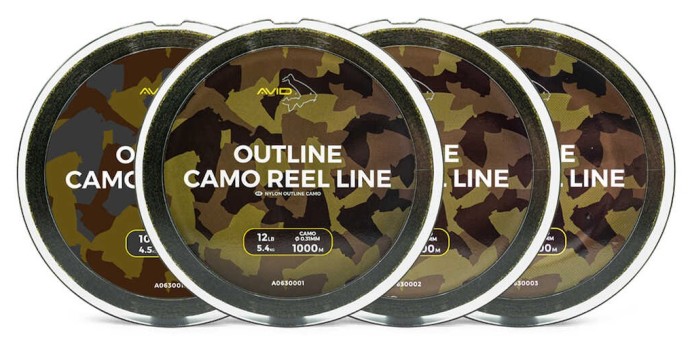 Najlon Avid Carp Outline Camo Reel Line 1000m