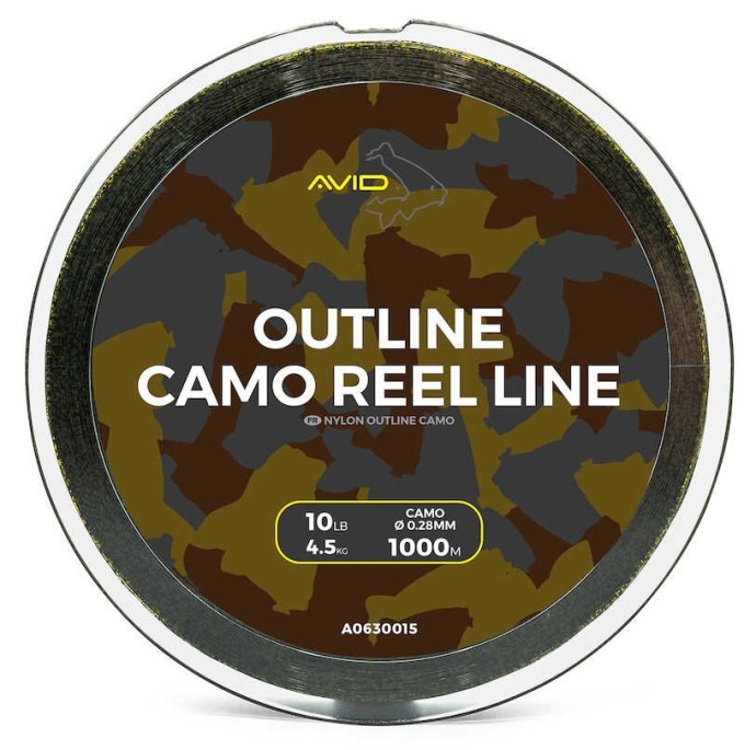 Najlon Avid Carp Outline Camo Reel Line 1000m