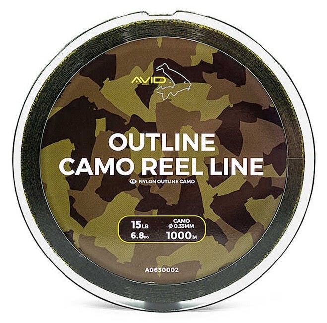 Najlon Avid Carp Outline Camo Reel Line 1000m