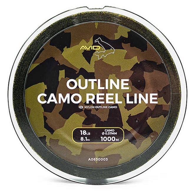 Najlon Avid Carp Outline Camo Reel Line 1000m