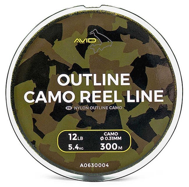 Najlon Avid Carp Outline Camo Rola Linija 300m