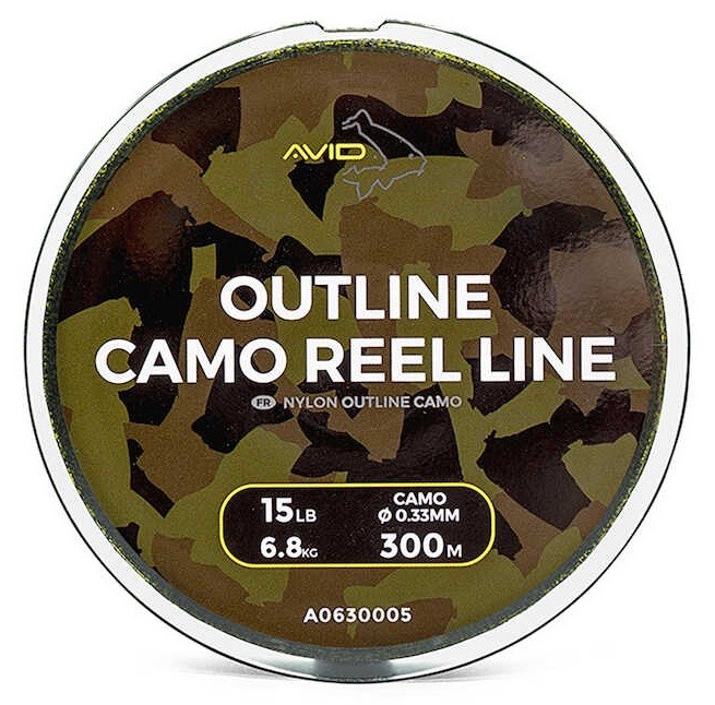 Najlon Avid Carp Outline Camo Rola Linija 300m