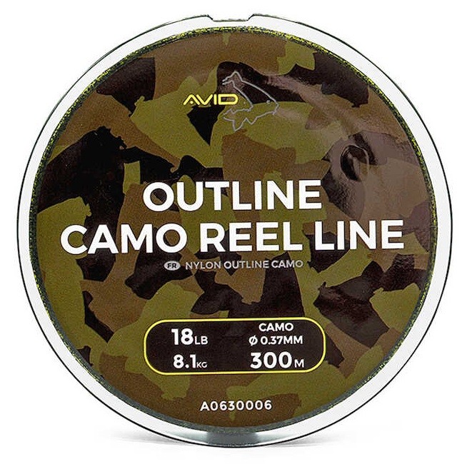 Najlon Avid Carp Outline Camo Rola Linija 300m