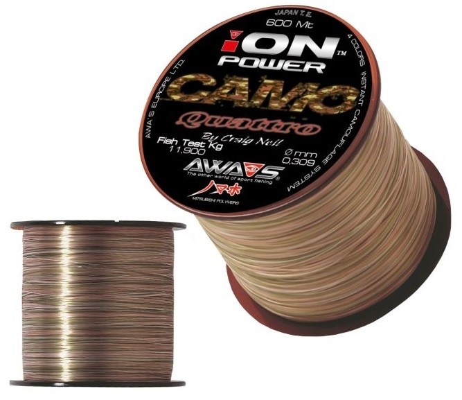 Najlon AWA-S Ion Power Camo Quattro 600m