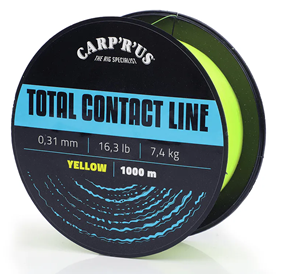 Najlon Carp'R'Us Total Contact Line - Yellow 1000m