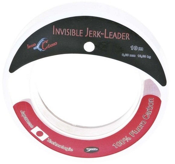 Najlon fluorocarbon Iron Claw Invisible Jerk Leader 10m
