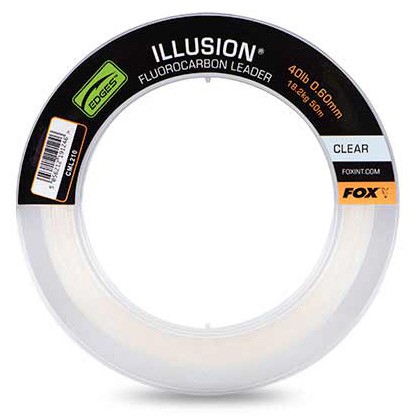 Najlon Fox Illusion Fluorocarbon Leaders Clear 50m