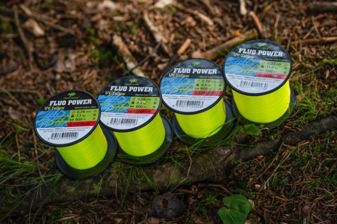 Najlon Giants Fishing Fluo Power UV-Yellow 600m