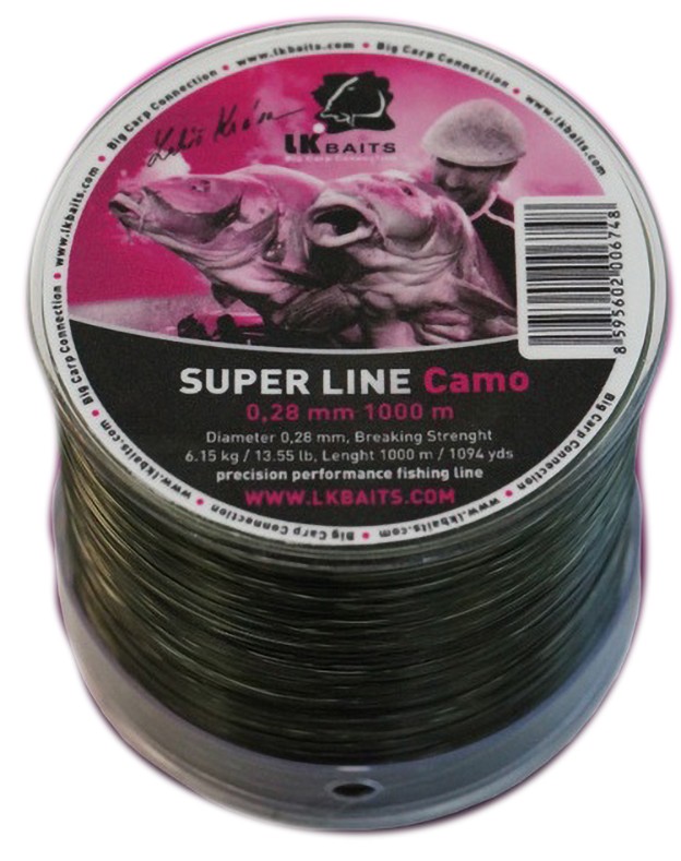 Najlon LK Baits Super Line Camo 1000m