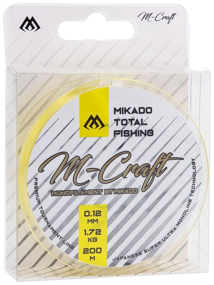 Najlon M-Craft Fluo Yellow 200m