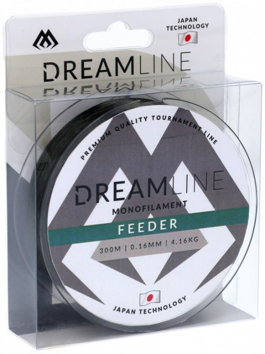 Najlon Mikado Dreamline Feeder Moss Green 300m