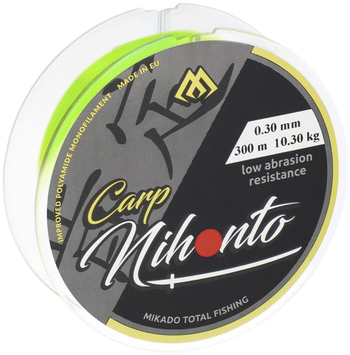 Najlon Mikado Nihonto Carp Fluo Žuta 300m