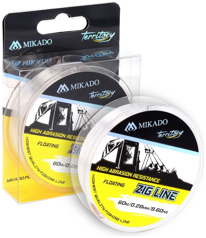 Najlon Mikado Territory Zig Line 60m 1 Kalem 0,30mm 9,73kg